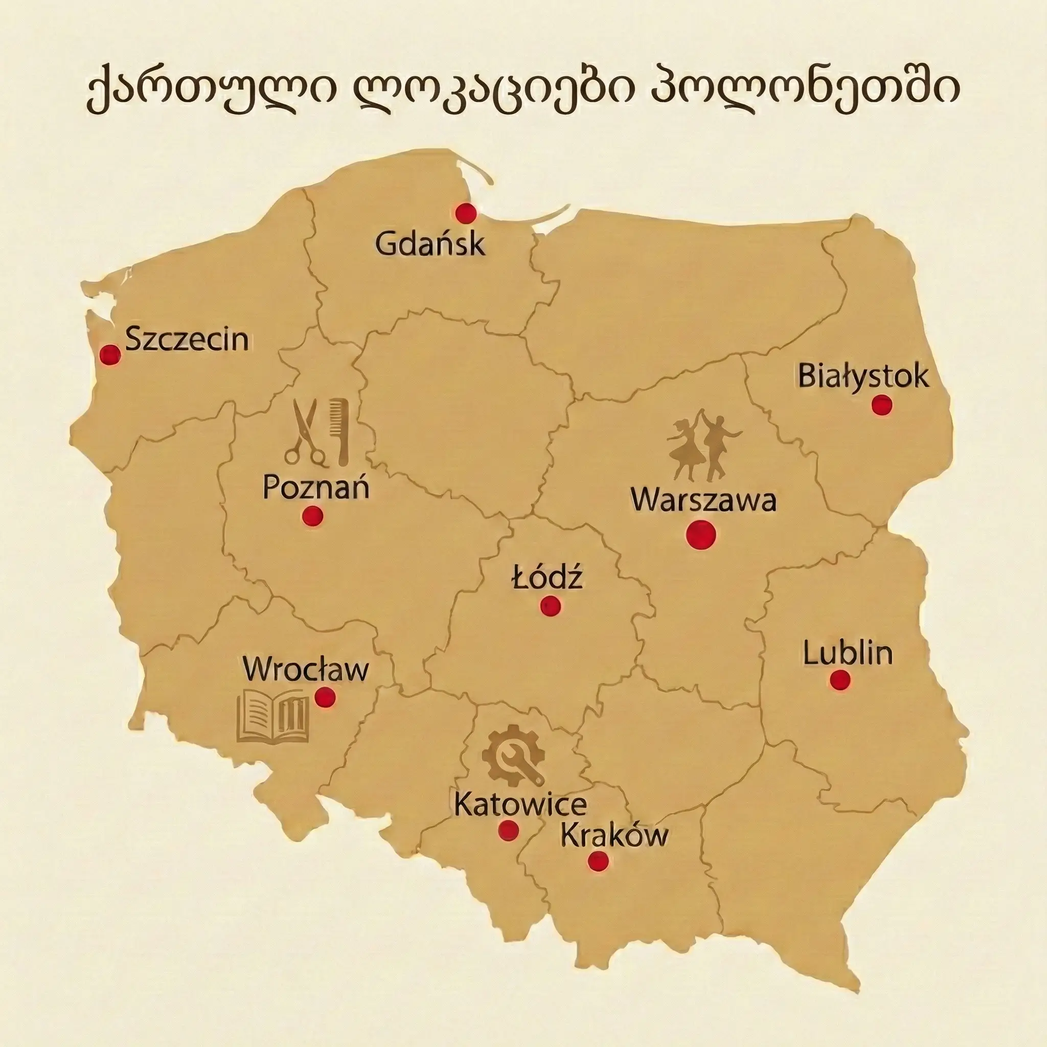 ქართული ლოკაციები პოლონეთში